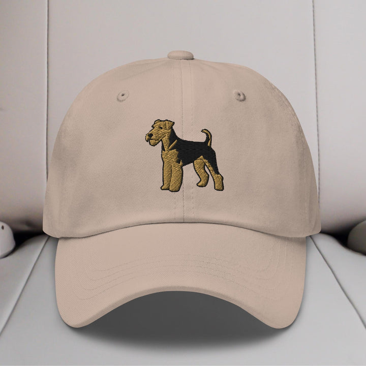 Airedale Terrier Embroidered Hat