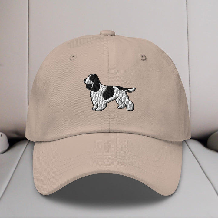 English Cocker Spaniel Embroidered Hat