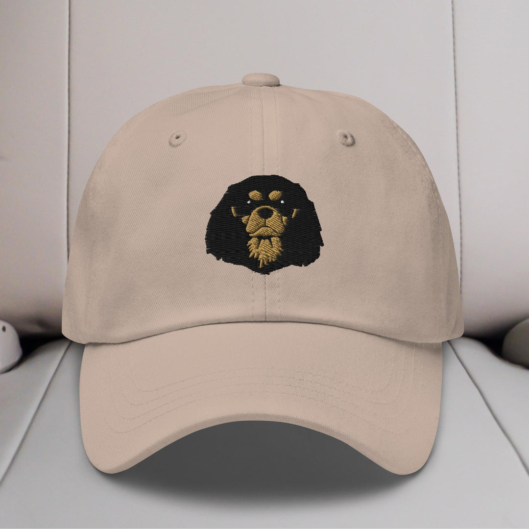 Cavalier King Charles Spaniel Head (Black & Tan) Embroidered Hat