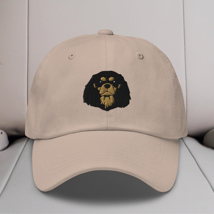 Cavalier King Charles Spaniel Head (Black & Tan) Embroidered Hat