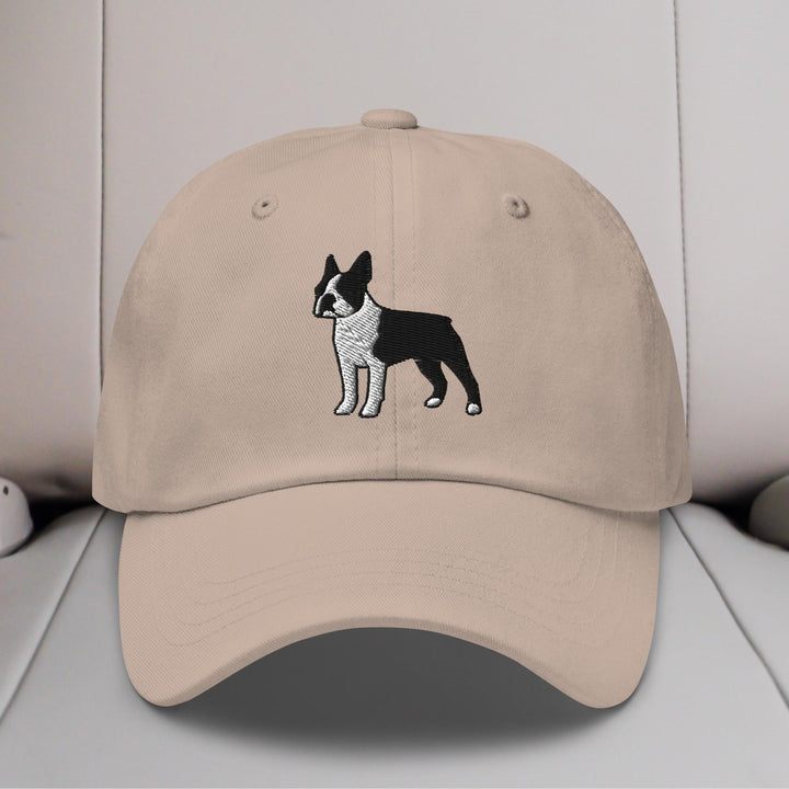 Boston Terrier Embroidered Hat