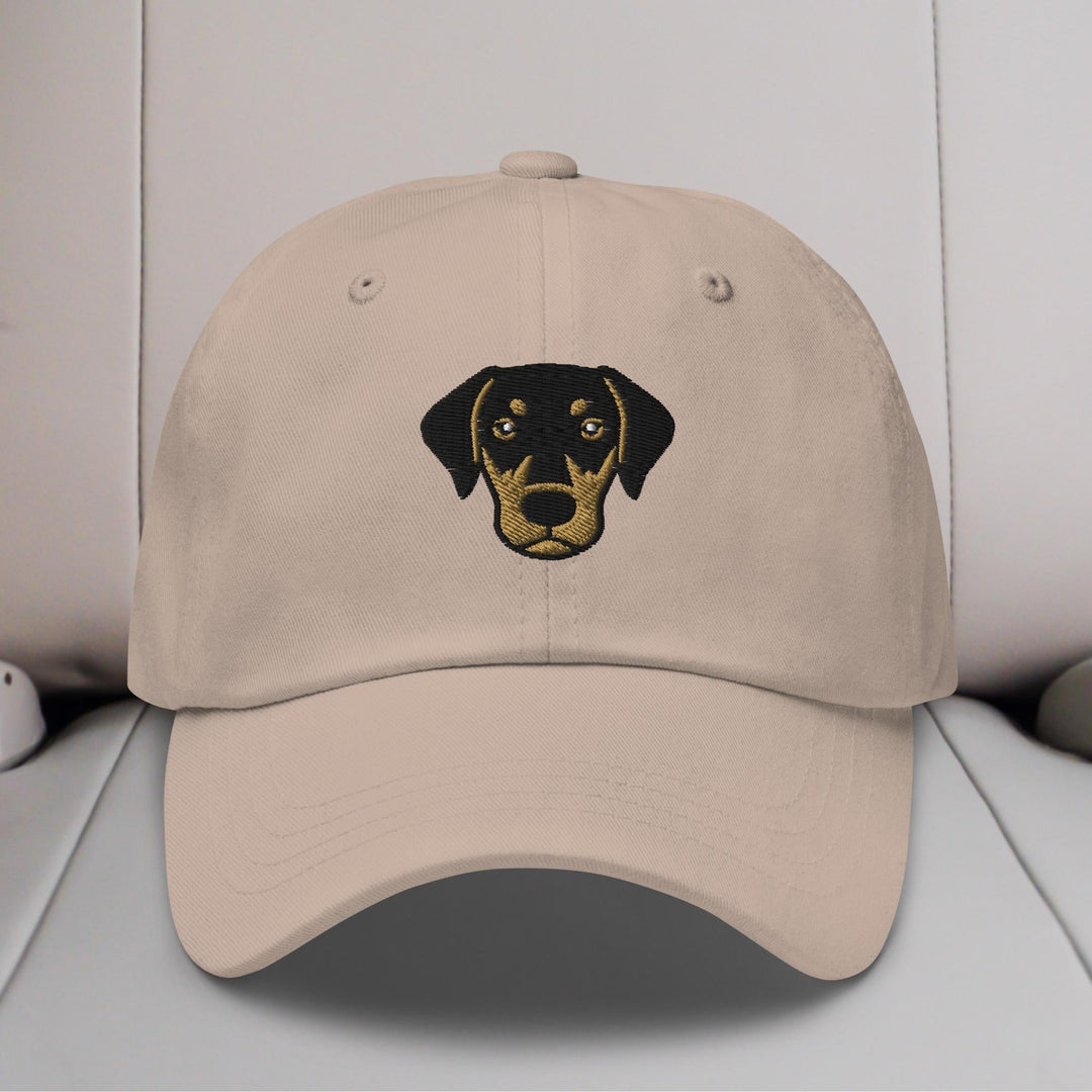 Doberman Head (Natural) Embroidered Hat