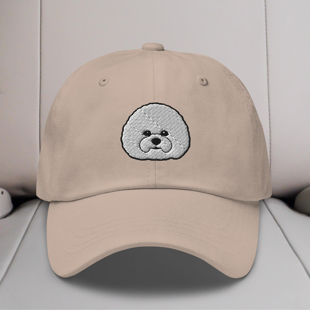 Bichon Frise Head Embroidered Hat