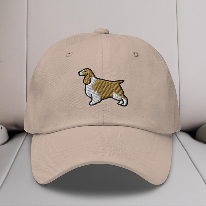 English Springer Spaniel (Liver & White) Embroidered Hat
