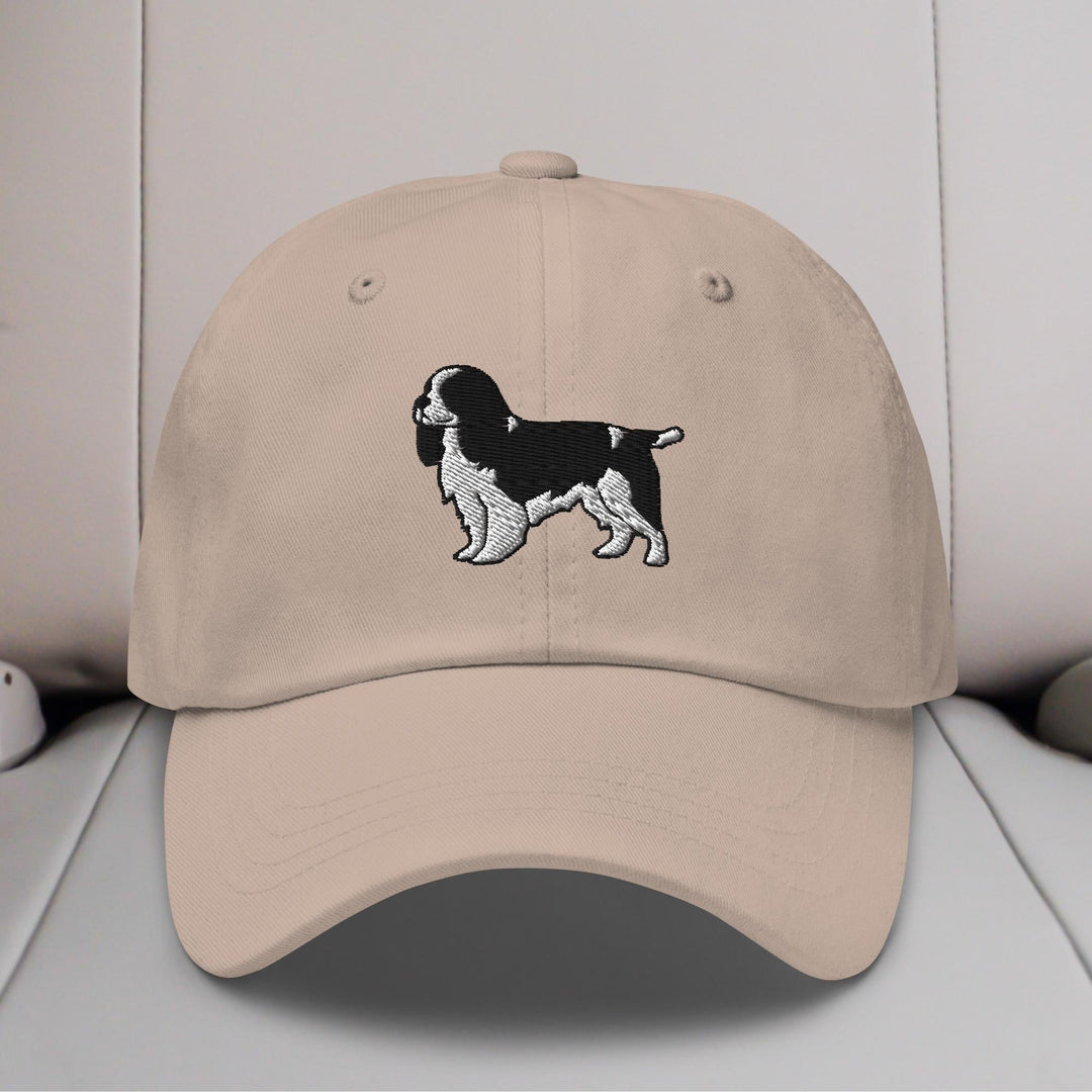 Cavalier King Charles Spaniel (Black & White) Embroidered Hat