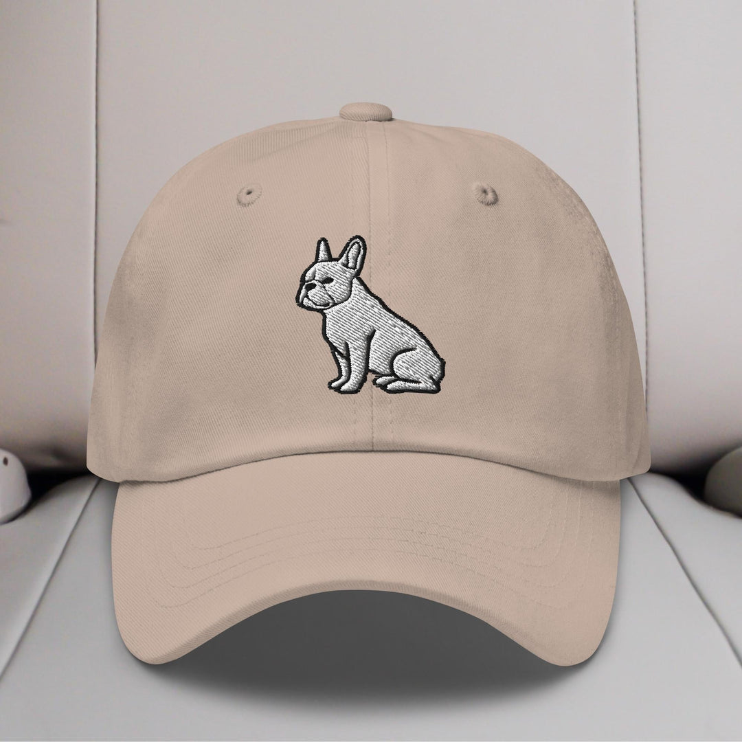French Bulldog Sit Embroidered Hat