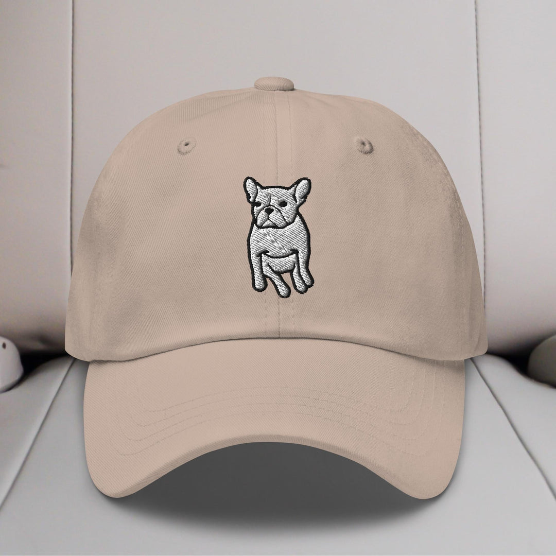 Frenchie Sit Embroidered Hat