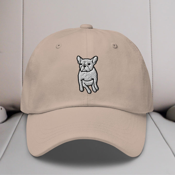 Frenchie Sit Embroidered Hat