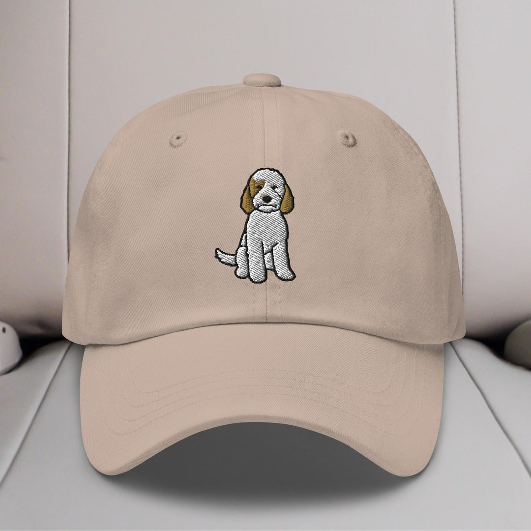 Goldendoodle (White & Gold) Embroidered Hat