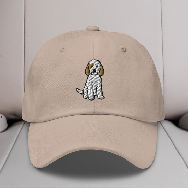 Goldendoodle (White & Gold) Embroidered Hat