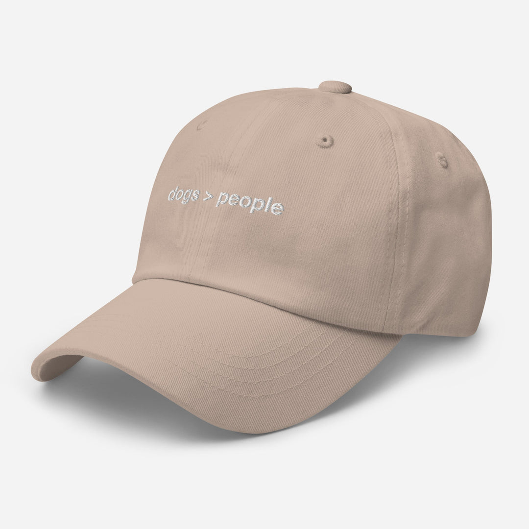 Dogs > People Embroidered Hat