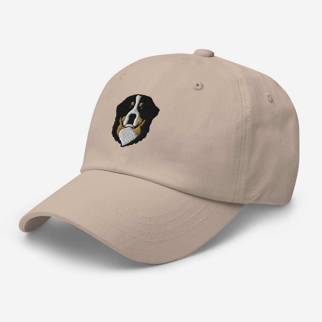 Bernese Mountain Dog Head Embroidered Hat