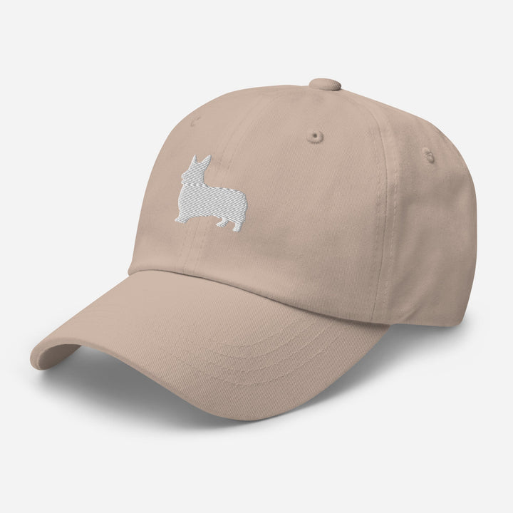 Corgi Silhouette Embroidered Hat