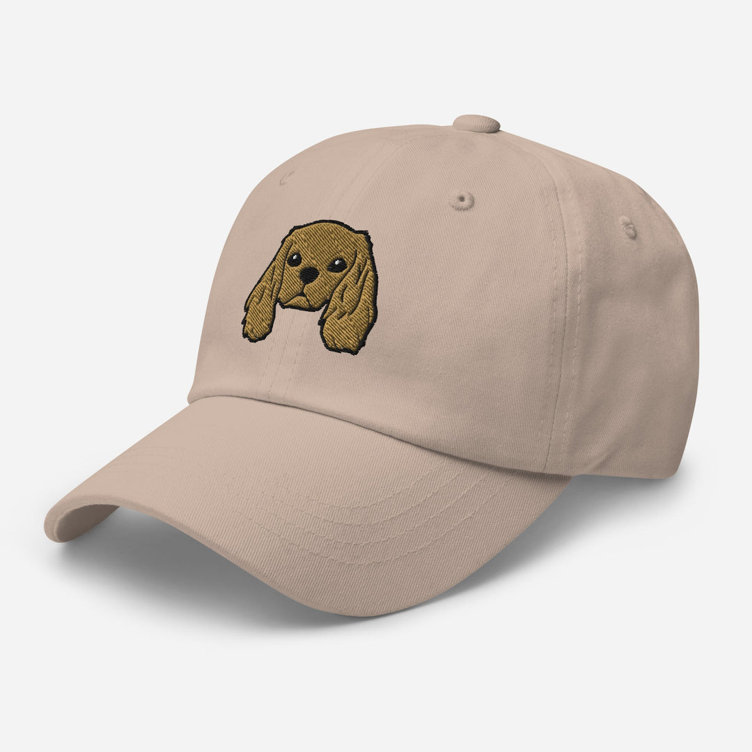 Cavalier King Charles Spaniel Head (Ruby) Embroidered Hat
