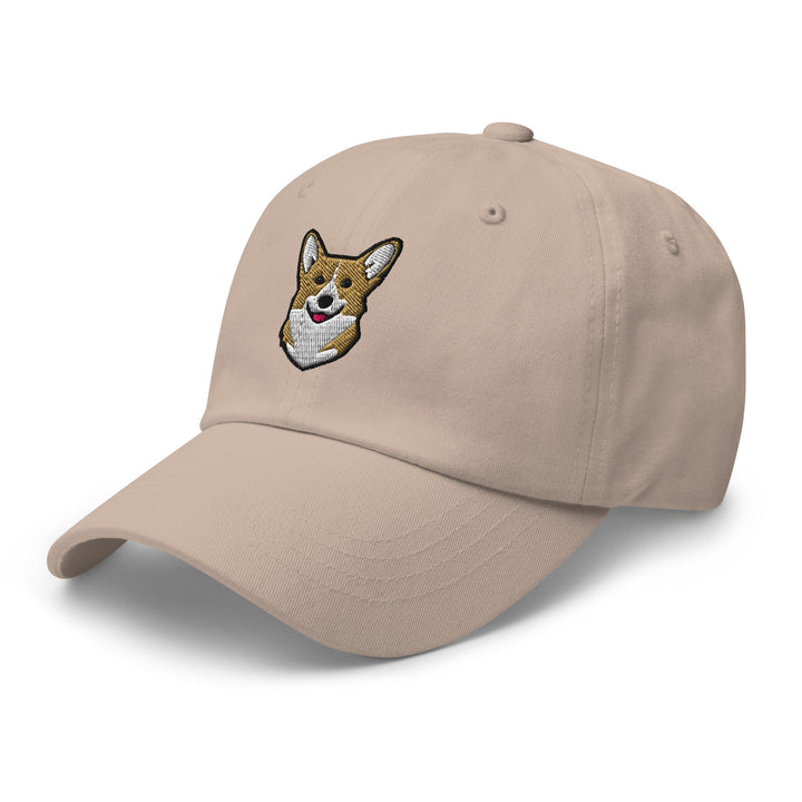 Corgi Head Embroidered Hat