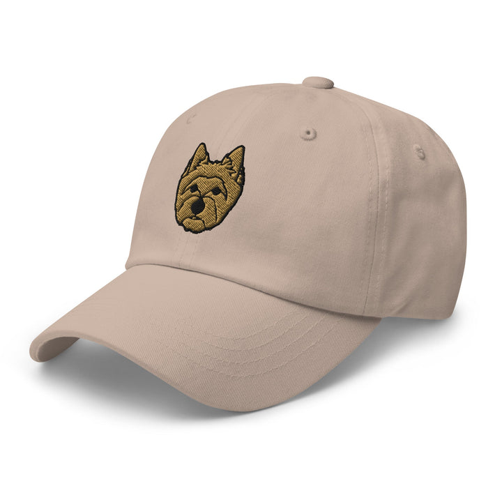 Cairn Terrier Head Embroidered Hat