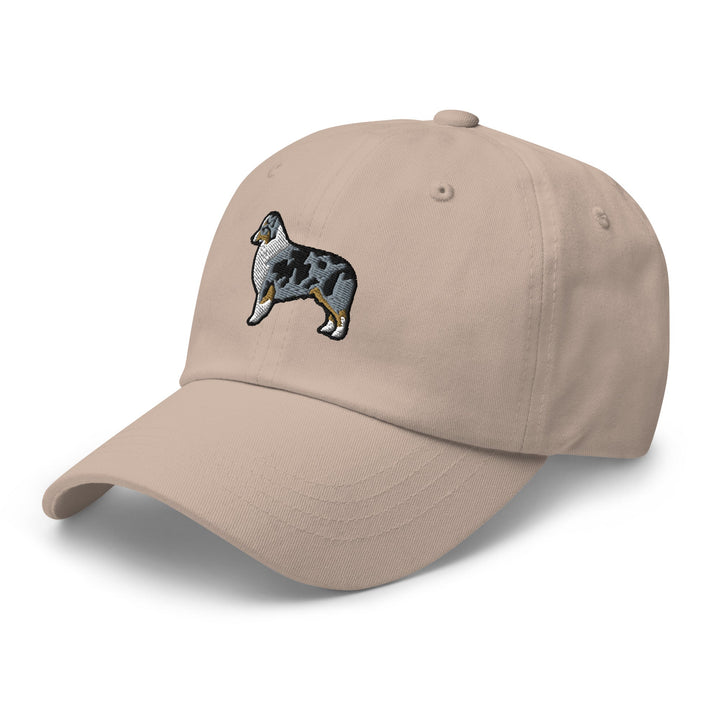 Australian Shepherd (Blue Merle - Docked/Bobbed Tail) Embroidered Hat