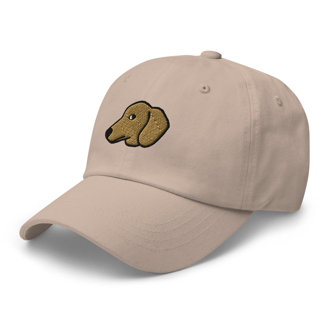 Dachshund Head (Red/Cream) Embroidered Hat
