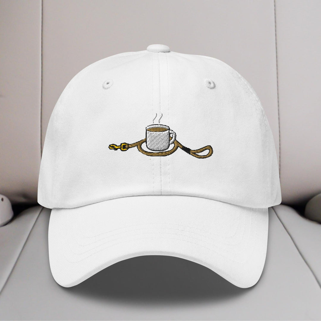 Dogs and Coffee Embroidered Hat