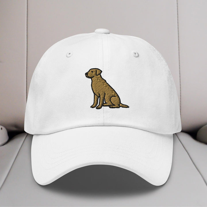 Labrador Retriever Sit Embroidered Hat