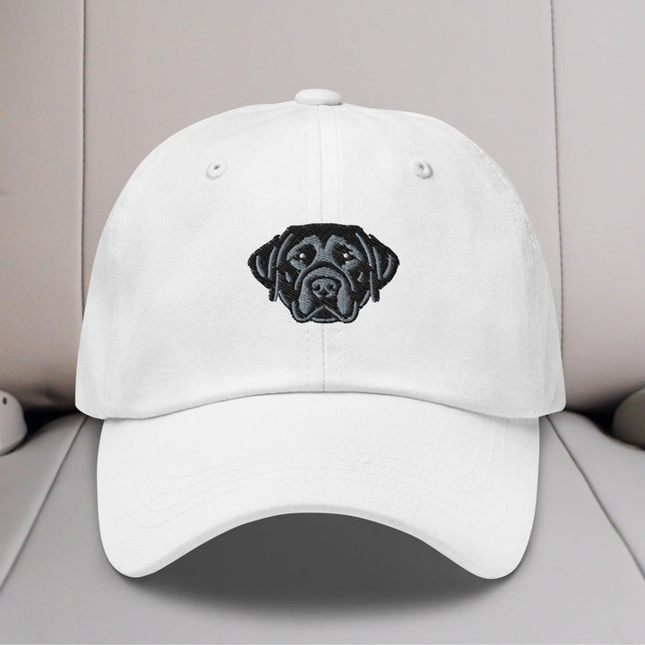 Labrador Retriever Head (Black) Embroidered Hat