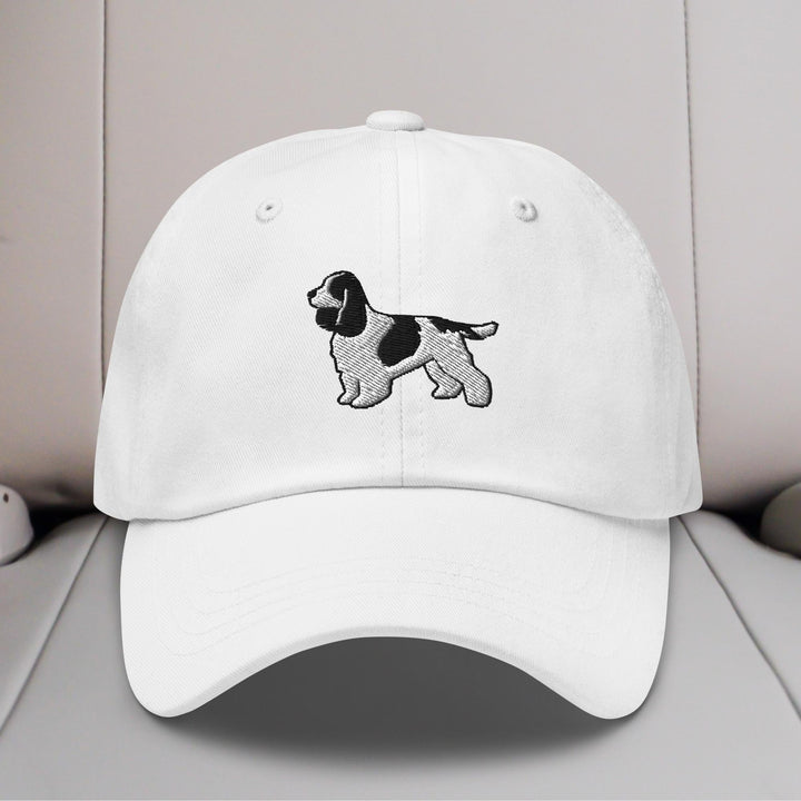 English Cocker Spaniel Embroidered Hat