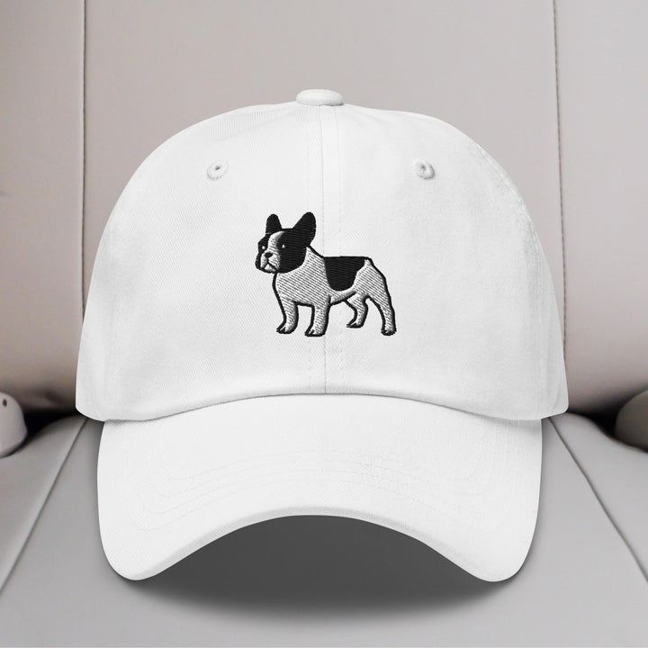 French Bulldog (Pied) Embroidered Hat