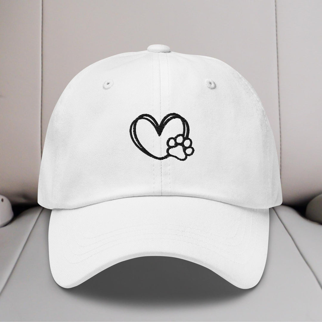Heart & Paw Embroidered Hat
