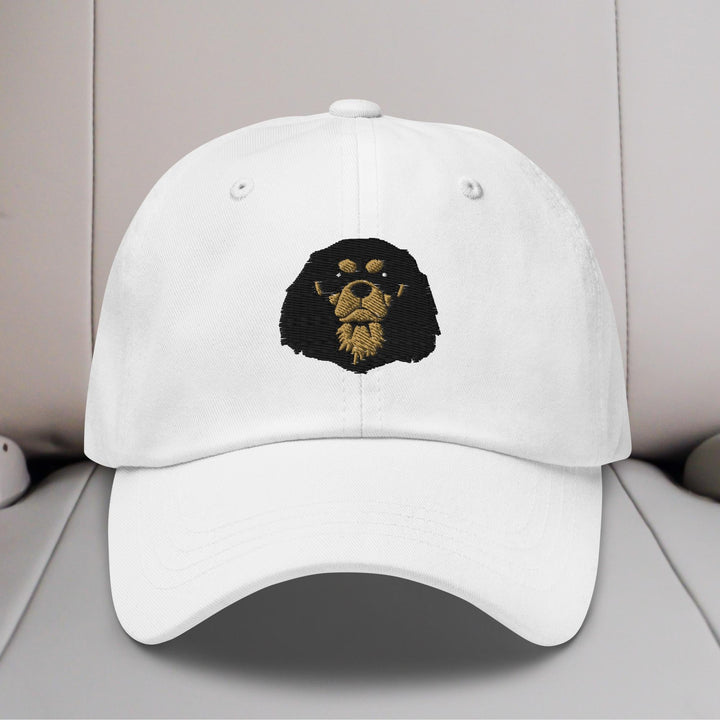 Cavalier King Charles Spaniel Head (Black & Tan) Embroidered Hat