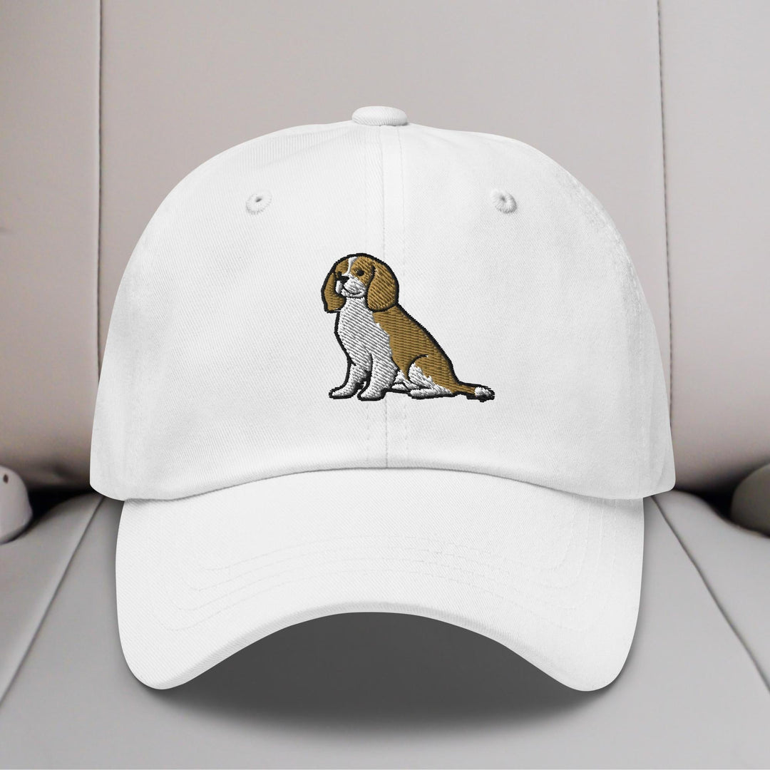 Cavalier King Charles Spaniel Sit (Blenheim) Embroidered Hat