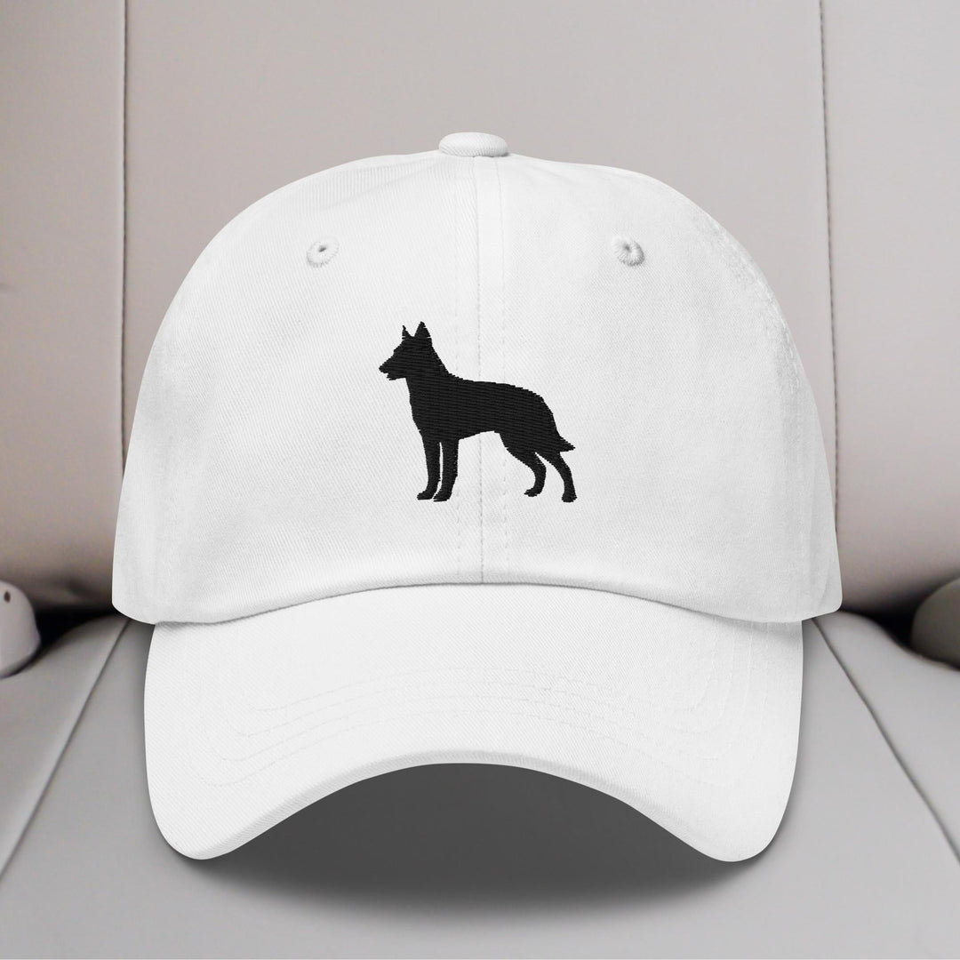 Belgian Malinois Silhouette Embroidered Hat