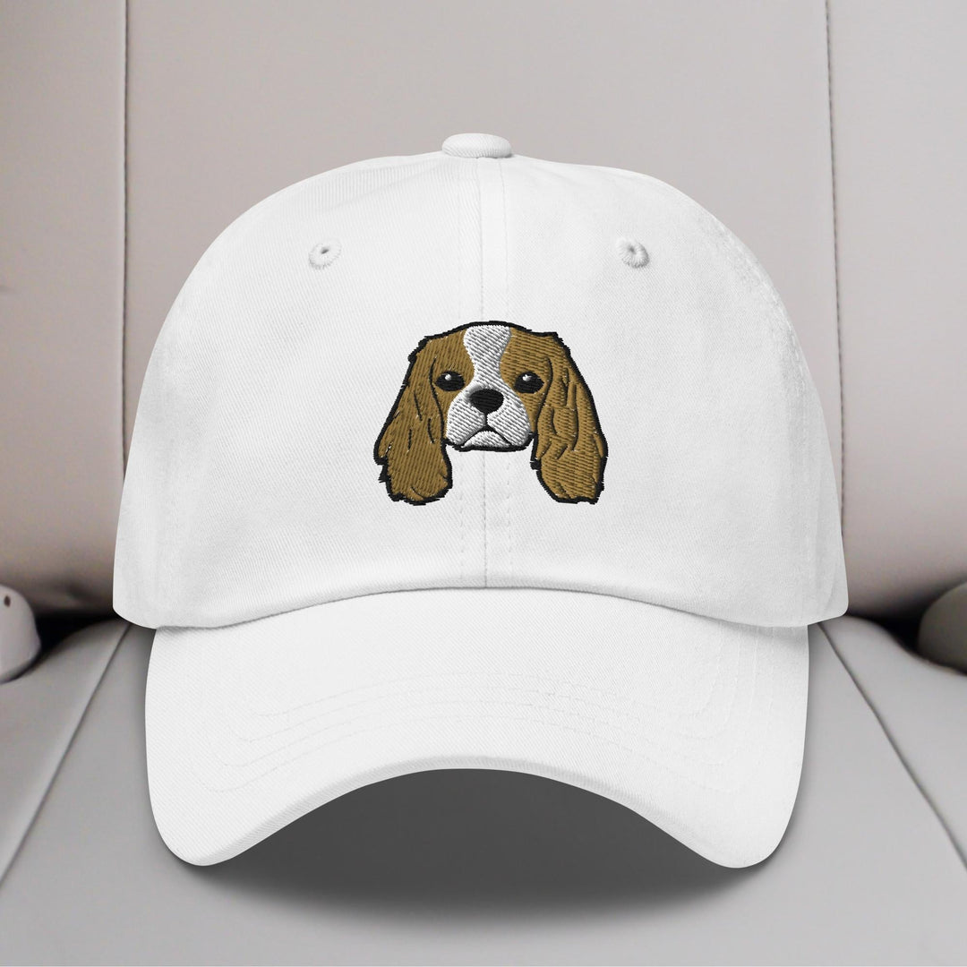 Cavalier King Charles Spaniel Head (Blenheim) Embroidered Hat