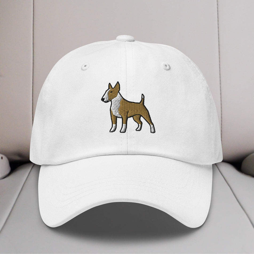 Bull Terrier (Fawn & White) Embroidered Hat