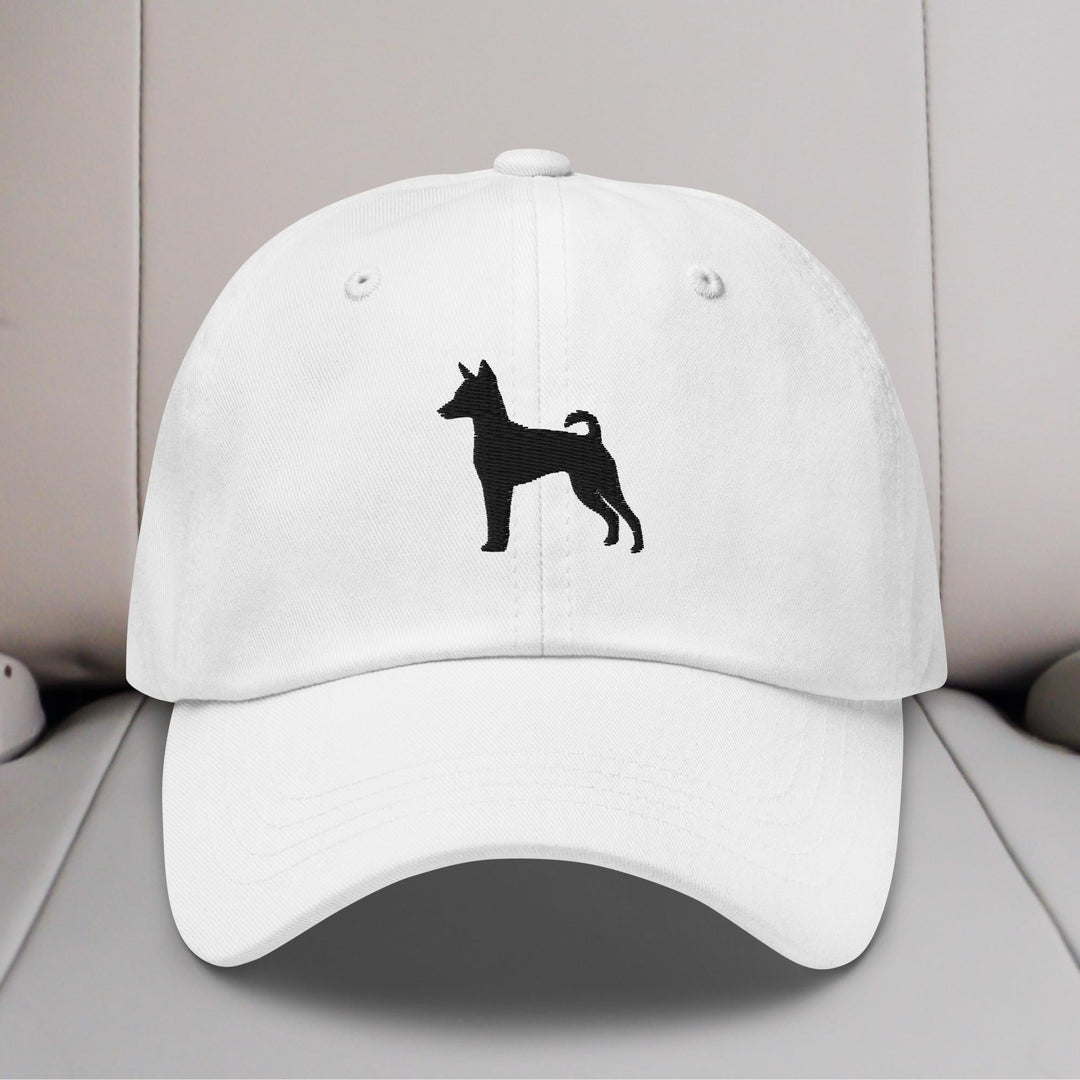 Basenji Silhouette Embroidered Hat