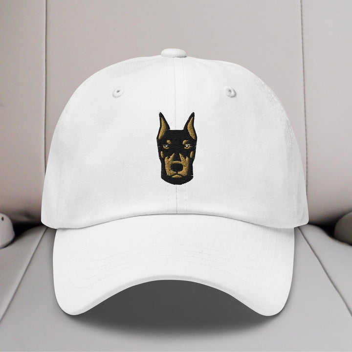 Doberman Head (Cropped) Embroidered Hat