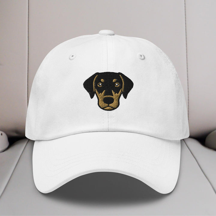 Doberman Head (Natural) Embroidered Hat