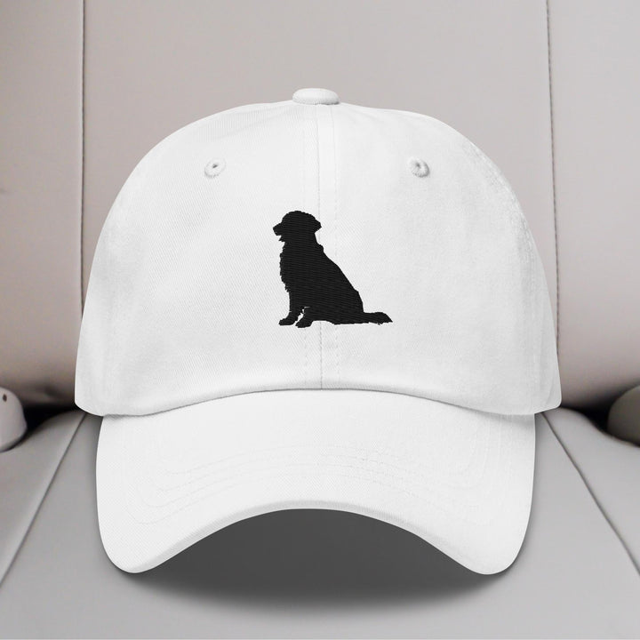 Golden Retriever Sit Silhouette Embroidered Hat