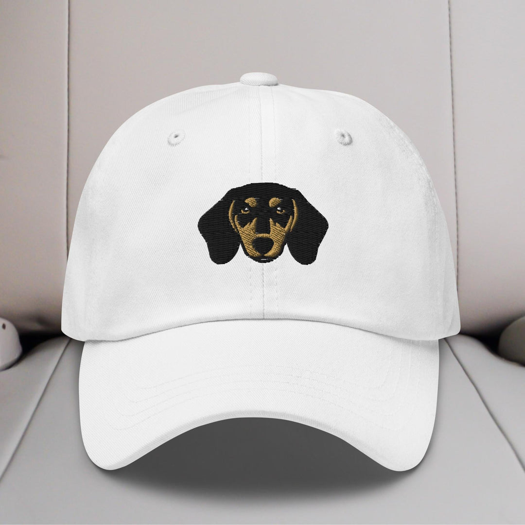 Dachshund Head Embroidered Hat