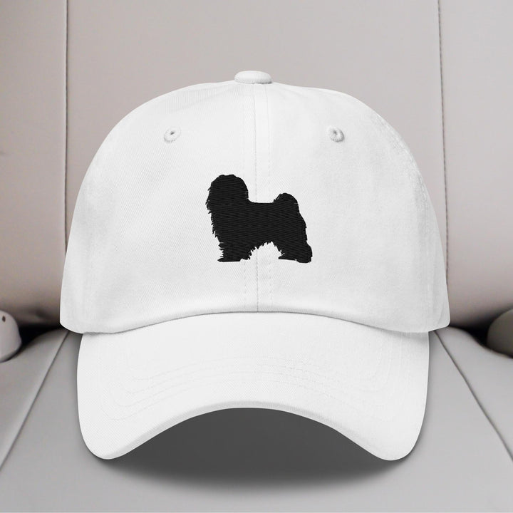 Havanese Silhouette Embroidered Hat