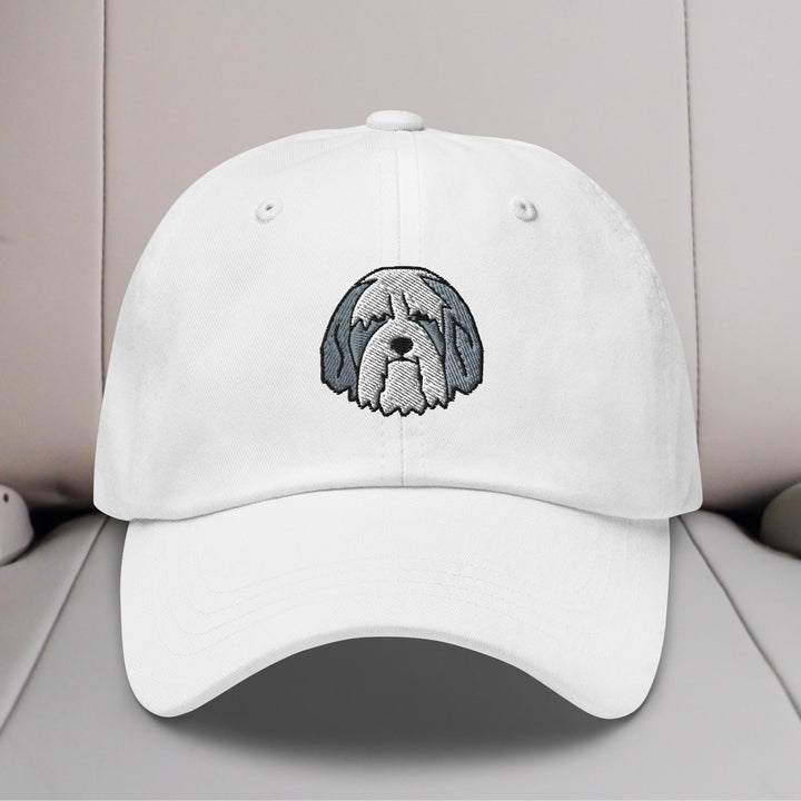 Bearded Collie Head Embroidered Hat