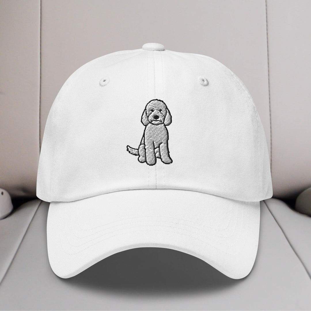Goldendoodle (White) Embroidered Hat