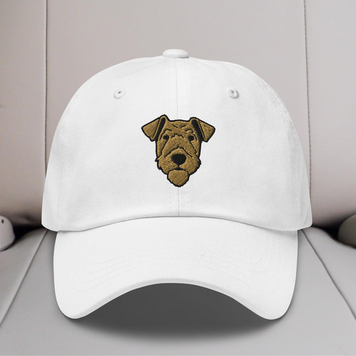Airedale Terrier Head Embroidered Hat