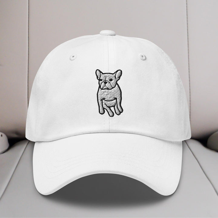 Frenchie Sit Embroidered Hat
