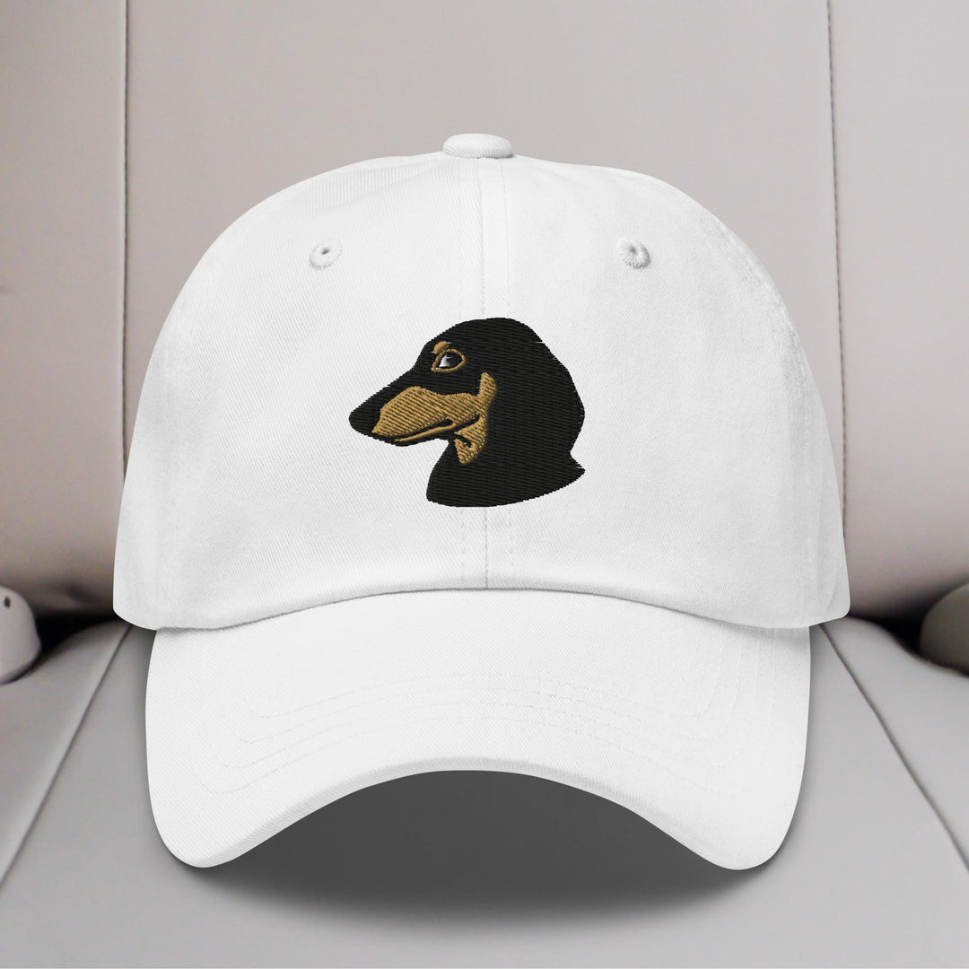 Dachshund Head (Black & Tan) Embroidered Hat