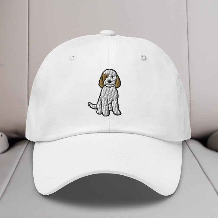 Goldendoodle (White & Gold) Embroidered Hat