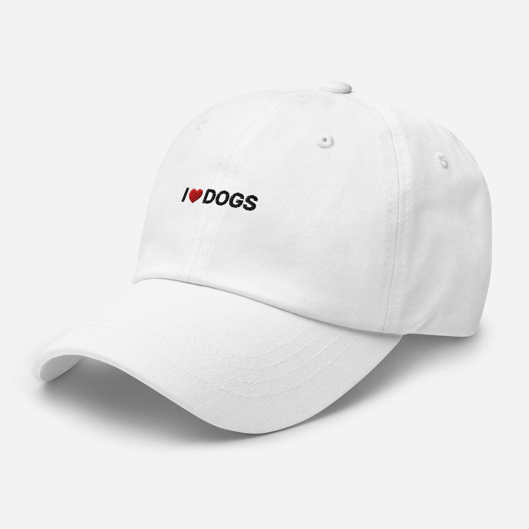 I Love Dogs Embroidered Hat