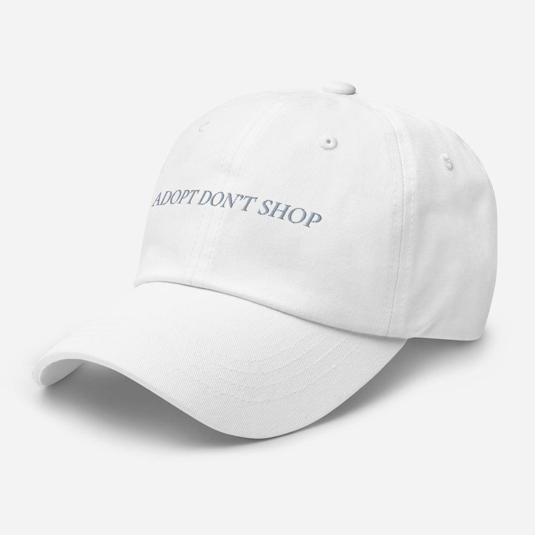 Adopt Don't Shop Embroidered Hat