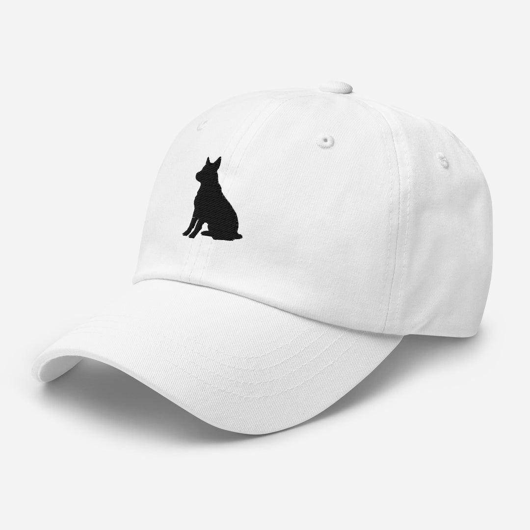 Australian Cattle Dog Silhouette Embroidered Hat