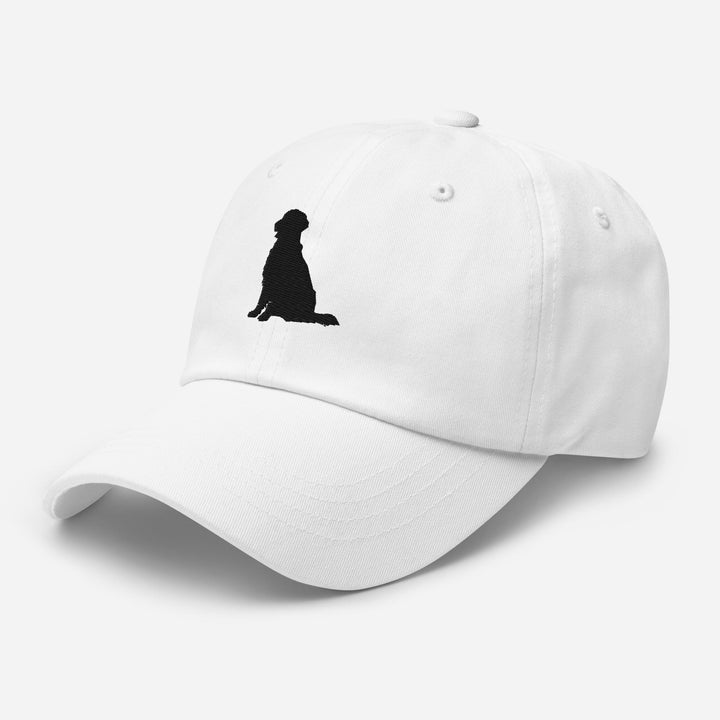 Golden Retriever Sit Silhouette Embroidered Hat
