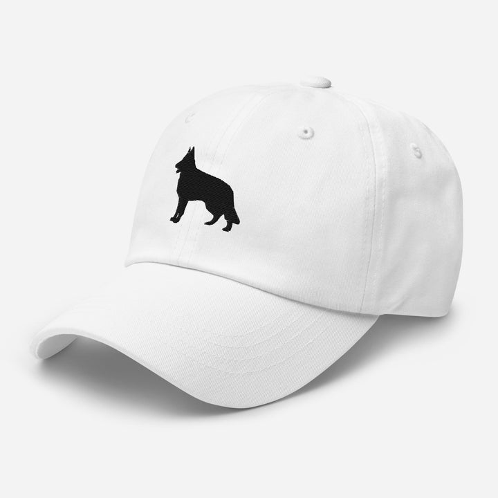 German Shepherd Silhouette Embroidered Hat